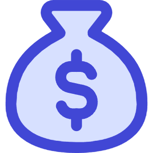 Bag Dollar Icon from Core Duo - Free Set