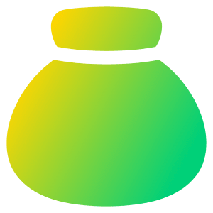 Bag Icon from Plump Gradient - Free Set