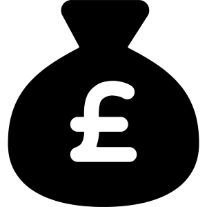 Bag Pound Icon from Core Solid - Free Set