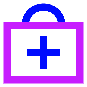 Bag Suitcase Add Plus Icon from Sharp Neon - Free Set