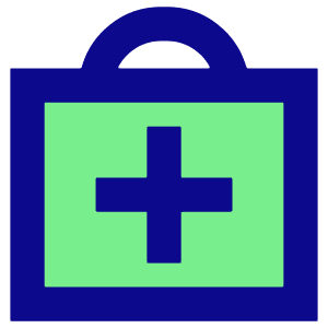 Bag Suitcase Add Plus Icon from Sharp Pop - Free Set