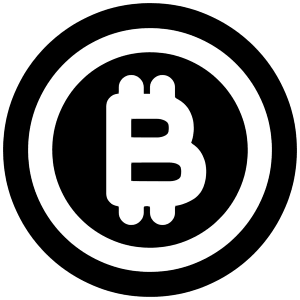 Bitcoin Circle 1 Icon from Plump Remix - Free Set
