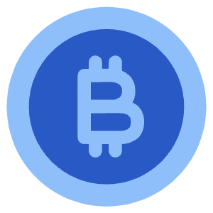 Bitcoin Circle 1 Icon from Plump Flat - Free Set
