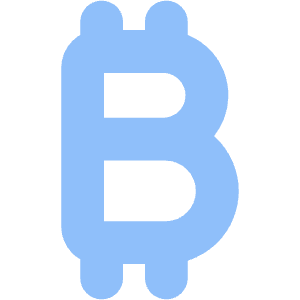 Bitcoin Icon from Core Flat - Free Set