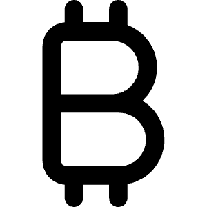 Bitcoin Icon from Core Remix - Free Set