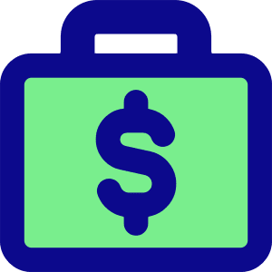 Briefcase Dollar Icon from Core Pop - Free Set