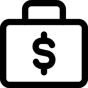 Briefcase Dollar Icon from Core Line - Free Set