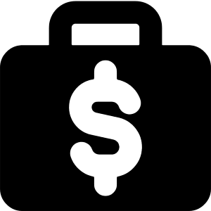 Briefcase Dollar Icon from Core Solid - Free Set