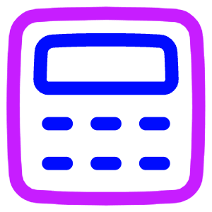 Calculator 1 Icon from Plump Neon - Free Set