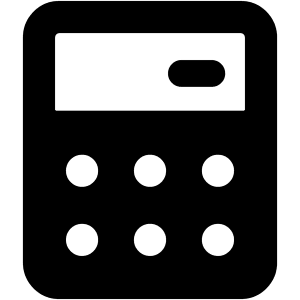 Calculator 1 Icon from Core Solid - Free Set