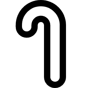 Cane Icon from Core Line - Free Set
