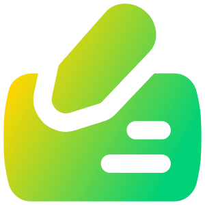 Cashing Check Icon from Flex Gradient - Free Set