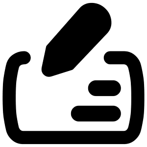Cashing Check Icon from Flex Remix - Free Set