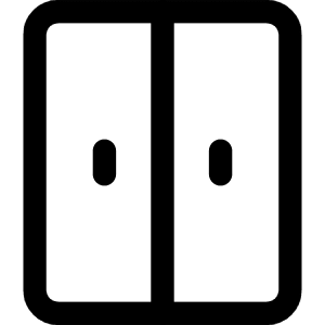 Closet Icon from Core Line - Free Set