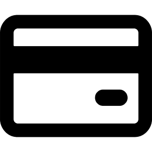 Credit Card 1 Icon from Core Remix - Free Set