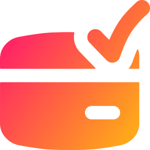 Credit Card Approved Icon from Flex Gradient - Free Set