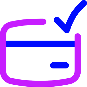 Credit Card Approved Icon from Flex Neon - Free Set