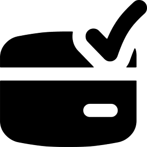 Credit Card Approved Icon from Flex Solid - Free Set