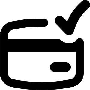 Credit Card Approved Icon from Flex Remix - Free Set