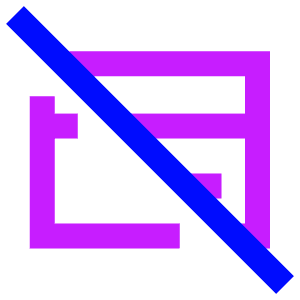 Credit Card Disable Icon from Sharp Neon - Free Set