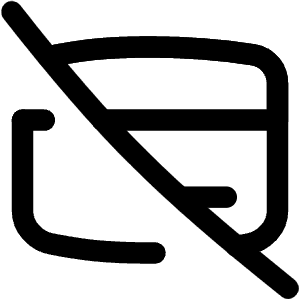 Credit Card Disable Icon from Flex Line - Free Set