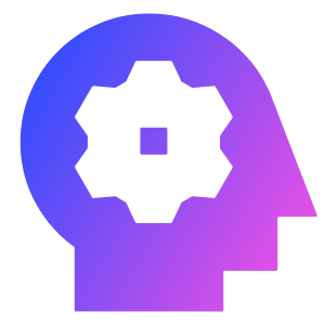 Critical Thinking 2 Icon from Sharp Gradient- Free Set
