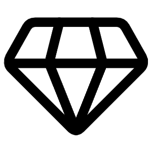 Diamond 1 Icon from Plump Line - Free Set