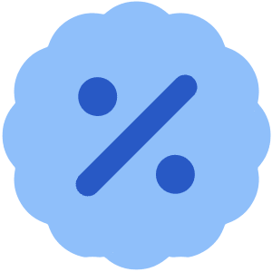 Discount Percent Badge Icon from Core Flat - Free Set