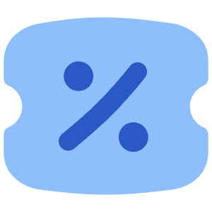 Discount Percent Coupon Icon from Flex Flat - Free Set