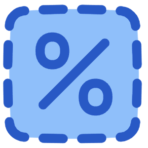 Discount Percent Cutout Icon from Plump Duo - Free Set
