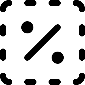 Discount Percent Cutout Icon from Core Line - Free Set