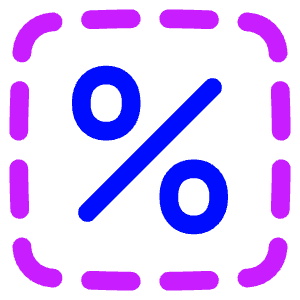 Discount Percent Cutout Icon from Plump Neon - Free Set
