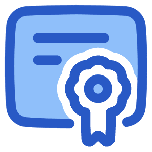 Document Certificate Icon from Plump Duo - Free Set