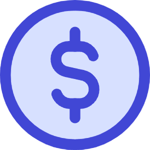 Dollar Coin Icon from Core Duo - Free Set