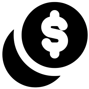 Dollar Coin 1 Icon from Core Solid - Free Set