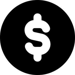 Dollar Coin Icon from Core Solid - Free Set