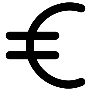 Euro Icon from Core Remix - Free Set
