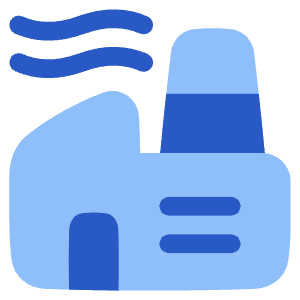 Factory Plant Icon from Plump Flat - Free Set