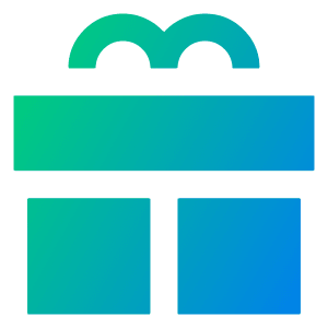 Gift 2 Icon from Sharp Gradient- Free Set