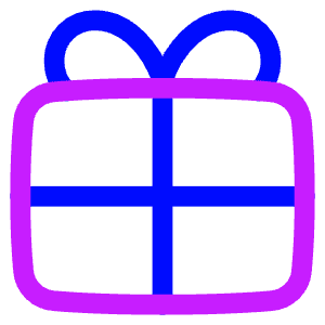 Gift Icon from Plump Neon - Free Set