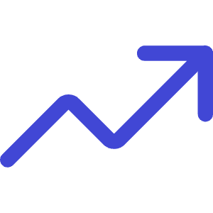 Graph Arrow Increase Icon from Core Duo - Free Set