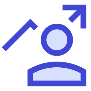 Graph Arrow User Increase Icon from Sharp Duo - Free Set