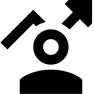 Graph Arrow User Increase Icon from Sharp Remix - Free Set