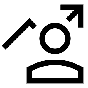 Graph Arrow User Increase Icon from Sharp Line - Free Set