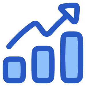 Graph Bar Increase Icon from Plump Duo - Free Set