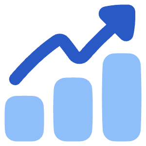 Graph Bar Increase Icon from Plump Flat - Free Set