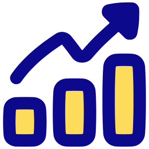 Graph Bar Increase Icon from Plump Pop - Free Set