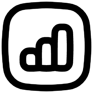 Graph Bar Increase Square Icon from Flex Line - Free Set