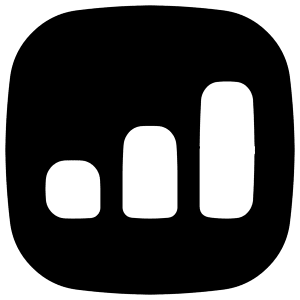 Graph Bar Increase Square Icon from Flex Solid - Free Set