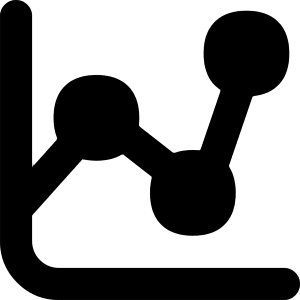 Graph Dot Icon from Flex Solid - Free Set